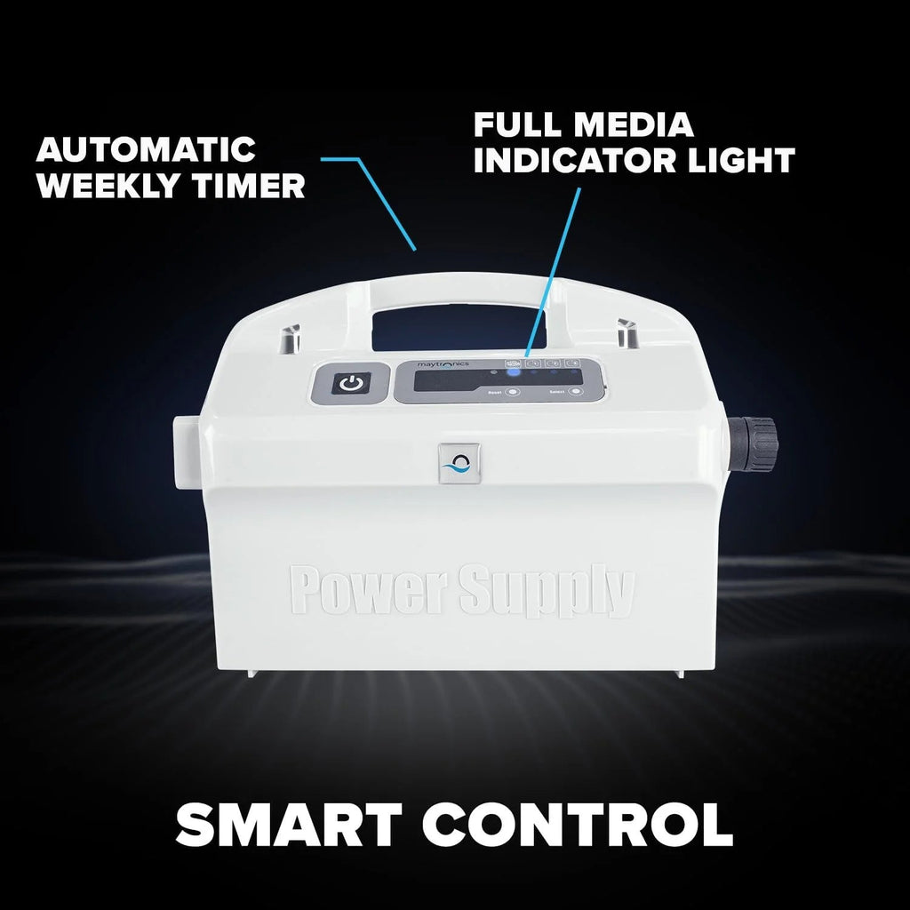 Robotic Pool Cleaner (2025 Model) with Multimedia, Oversized Leaf Bag, Standard & Ultrafine Filters, Weekly Timer, Waterline Cleaning & More for In-ground Swimming Pools up to 50ft