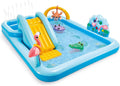 Inflatable Jungle Adventure Play Center – 96′′ x 78′′ x 28′′ – Kiddie Pool for Ages 2 and Up