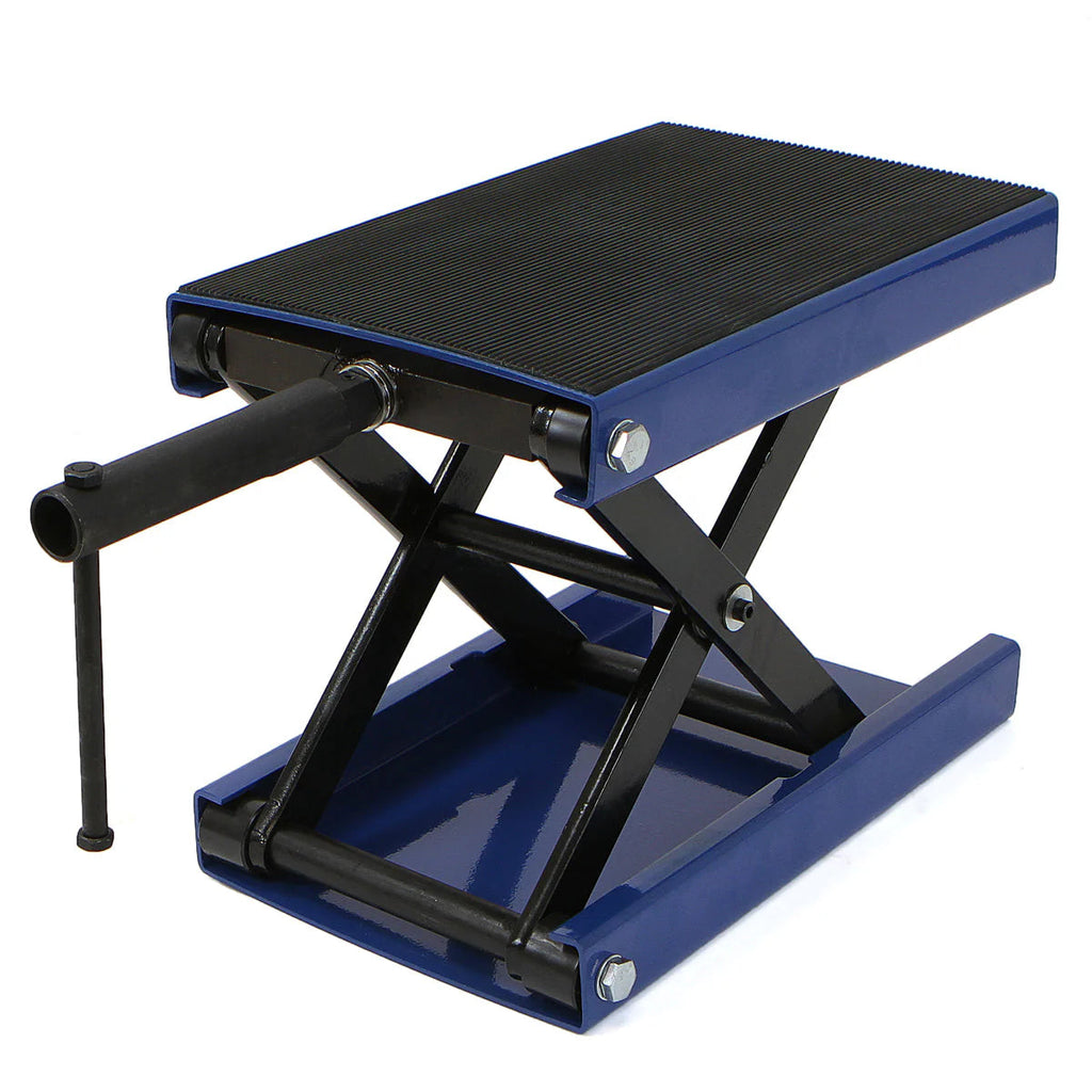 Heavy Duty Motorcycle Jack Center Scissor Lift 1100lbs Dolly Table