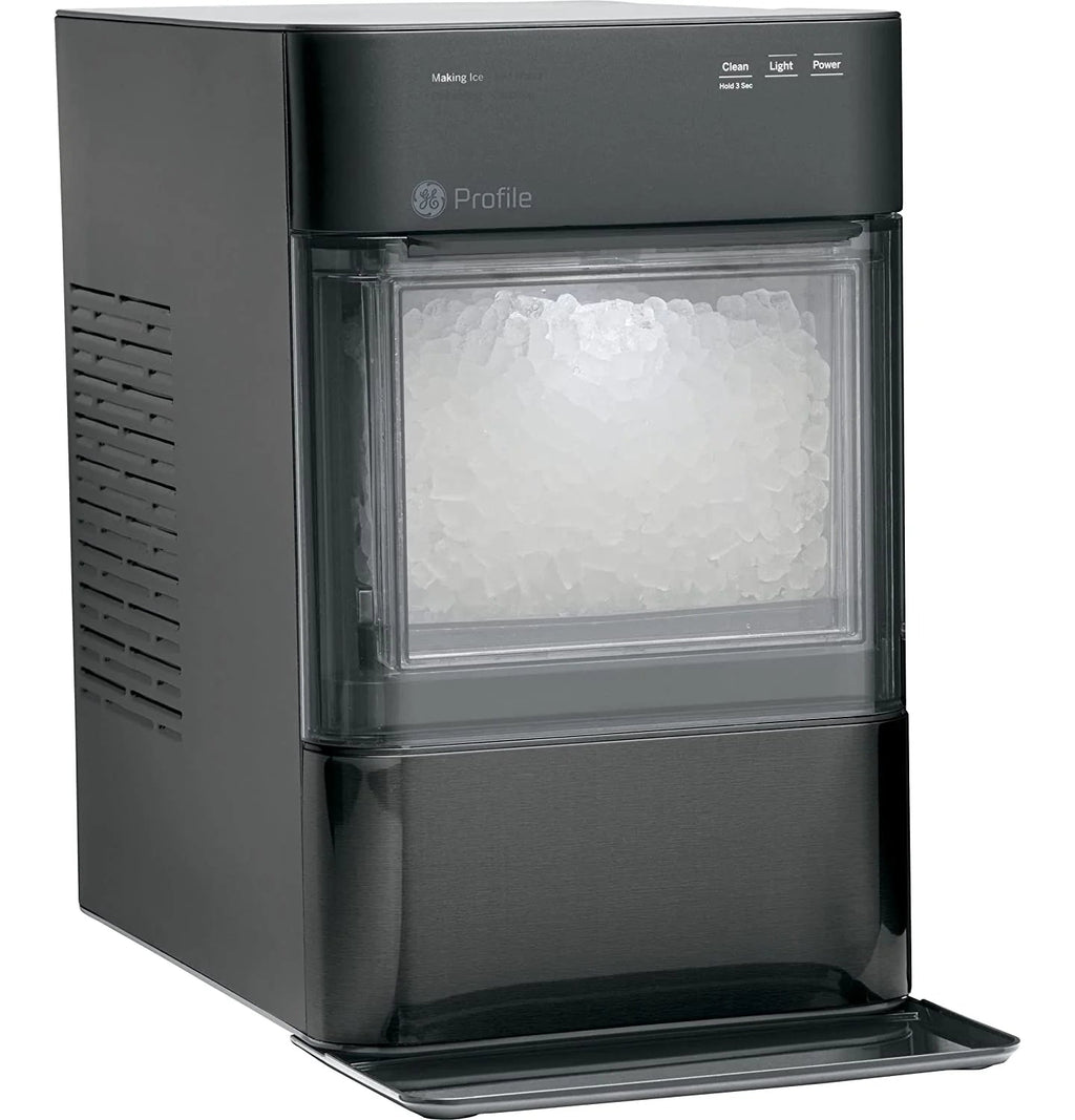 2.0 Countertop Nugget Ice Maker | Ice Machine with WiFi Connectivity | Smart Home Kitchen Essentials | Black Stainless