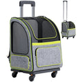 Hybrid Adventurer Pet Backpack with Removable Wheels and Telescopic Handle