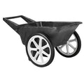 Commercial Big Wheel Cart, 200 Pound Capacity, Black